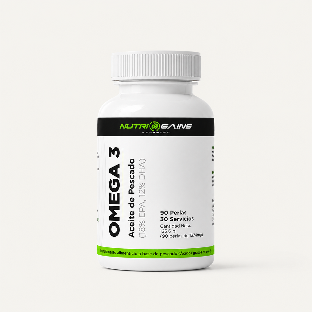 Omega-3 EPA 18% · DHA 12% - 90 Perlas